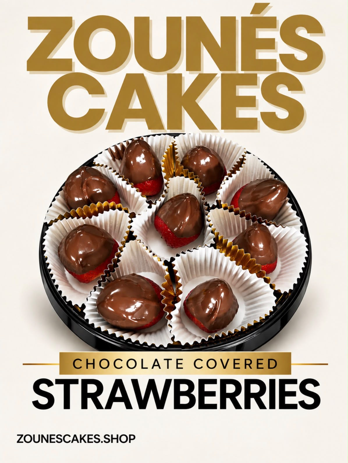 Zounés Chocolate Covered Strawberries (250g)