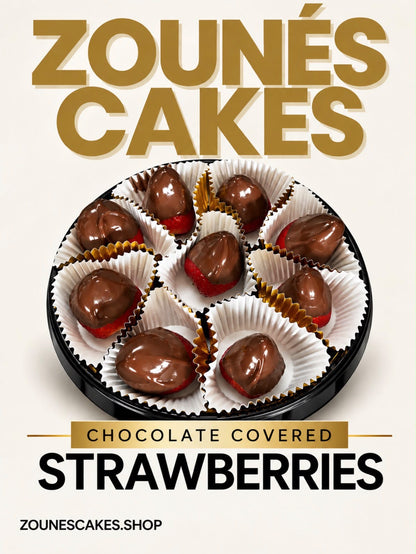Zounés Chocolate Covered Strawberries (250g)