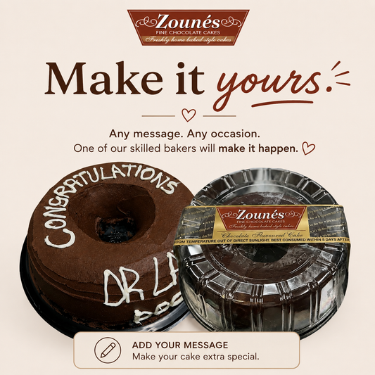 Customise Your Own Zounès Cake !